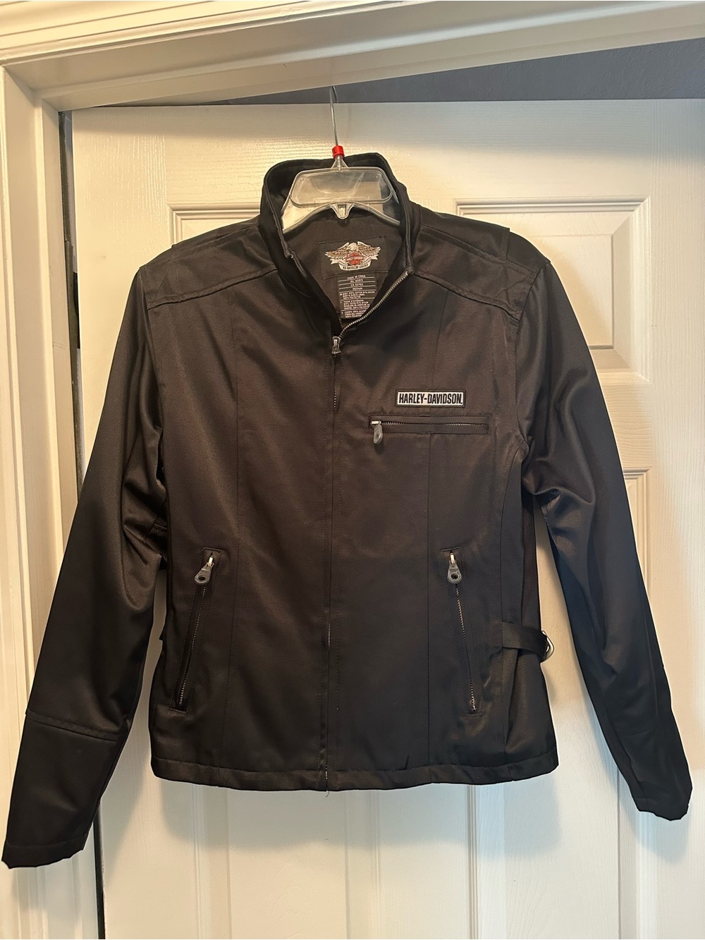 Harley-Davidson Women’s Black Moto Jacket Size Medium.